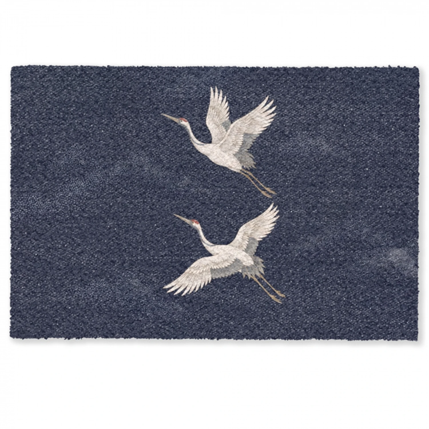 Kraanvogels - Nachthemel - Blauw Deurmat klein -zkaufland3d