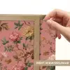 Klassiek - Botanisch - Roze Light Box met batterij (Wandlamp) middel 907 -USP_websiteprintNL