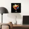 Wijn - Glas - Graffiti - Borrel - Rood - Verf aluminium wit klein -sfeer5
