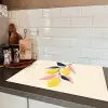 Citroenen - Felgeel - Tak - Bladeren Inductie beschermer vinyl 3mm klein -sfeer3