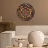Mandala - Cirkels - Patronen Akoestische PET Vilt - Rond klein -sfeer1