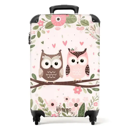 Fladderende flapuiltjes Koffer - NBS - Handbagage middel -productfoto_recht