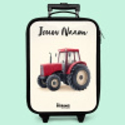 Tractor - Getekend - Rood Kinderkoffer - Zwart klein -zzz_website3d_nbs2