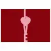 Love - Hart - Rood poster papier klein -3d