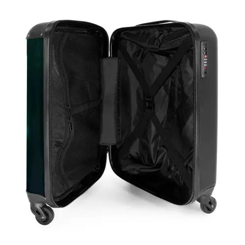 Oplichtende omhaal NBS - Handbagage koffer - Unisex middel -binnenkant