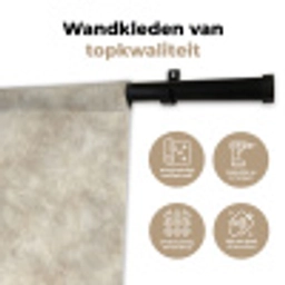 Beige - Reliëfstructuur - Natuursteen Wandkleed katoen klein 269 -sfeer2