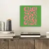 Abstract - Roze - Ciao - Vormen aluminium wit klein -sfeer1