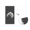 Croissant - Metaal - Zilver fotobehang vinyl groot -3d
