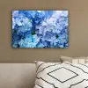 Hortensia - Waterdruppel - Bloemen - Botanisch - Blauw canvas 2cm klein -sfeer3