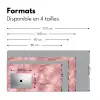 Roze - Kwarts - Goud - Marmer Muismat XXL klein 681 -zsfeer5_frans