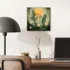 Bloemen - Bladeren - Zon - Groen aluminium wit klein -sfeer5