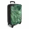 Marmer - Diepgroen Marmerlandschap NBS - Handbagage koffer - Kinderen Unisex middel -productfoto_3d