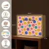 Smileys - Kleurrijk - Hartjes Light Box met batterij (Wandlamp kind) middel -USP_websiteoverzichtNL