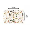 Terrazzo - Patroon - Wit - Terra Placemat vinyl groot 368 -specs
