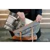 Eland - Auto - Gewei - Zwart - Wit laptophoes neopreen klein -tas