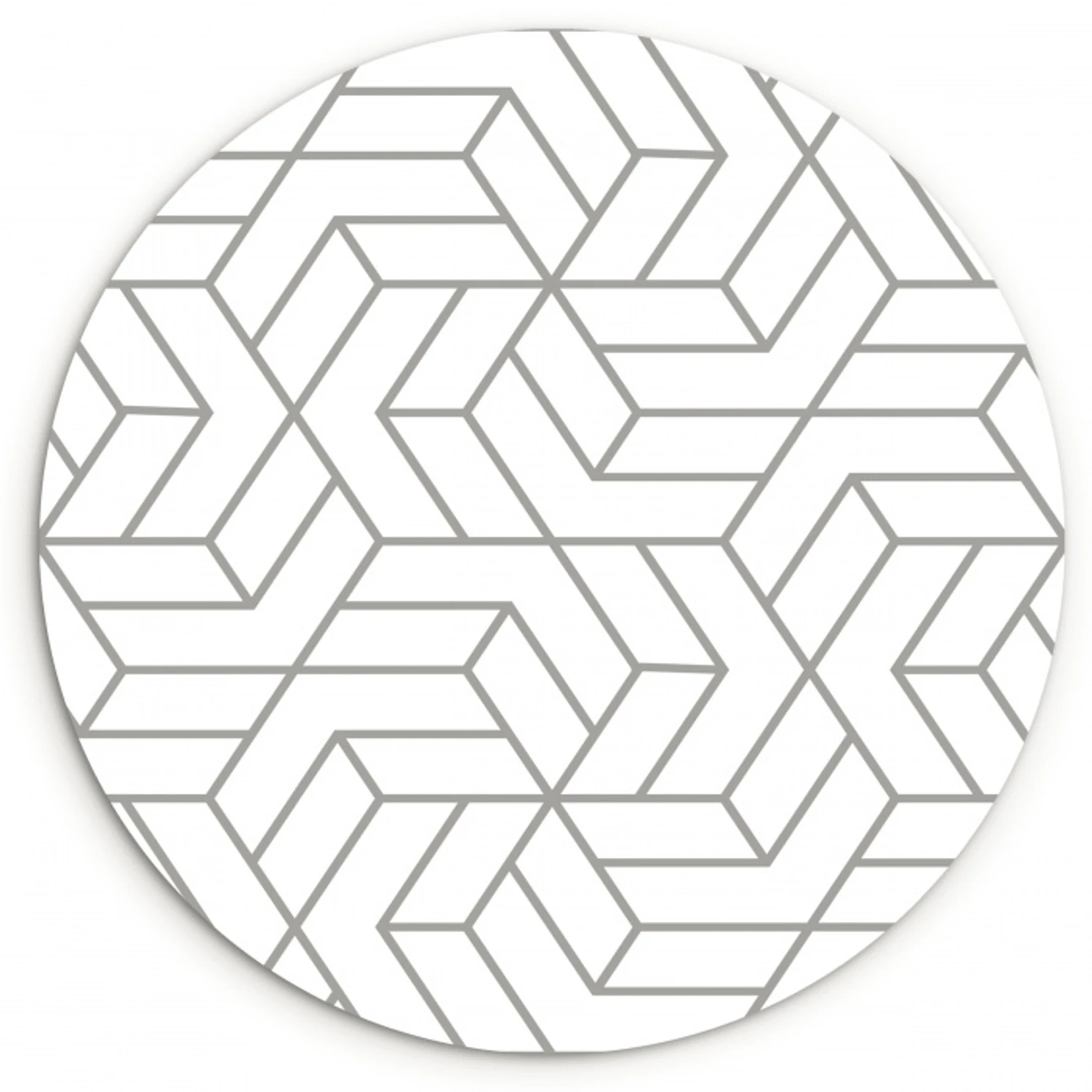 Design - Geometrie - Patroon Wandcirkel plexiglas klein 852 -3d