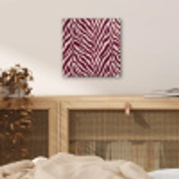 Zebra - Motief - Bordeaux - Rood plexiglas 5mm klein 11 -sfeer4