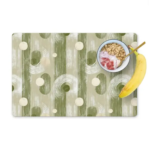 Artistiek - Modern - Groen Placemat vinyl groot 368 -zzzproduct_Kitchenyeah-website