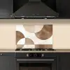 Snijdende cirkels - Overlappende vlakken keuken achterwand spatscherm klein -sfeer1