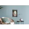 Doorkijk - Rozen - Vintage - Bloemen Muursticker klein -plant