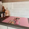 Sjaal - Aap - Zonnebril - Jasje Inductie beschermer vinyl 3mm klein -sfeer3