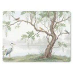 Reiger - Landschap - Groen muismat rubber klein -3d
