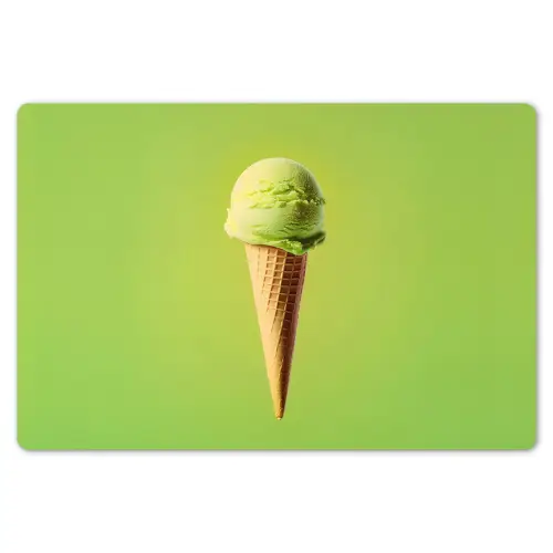 Hoorntje - Schepijs - Groen Placemat vinyl groot -zzsfeer1_Kitchenyeah-website