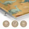 Dinosaurussen - Stekels - Herfstbladeren - Bruin plexiglas 5mm klein -sfeer2