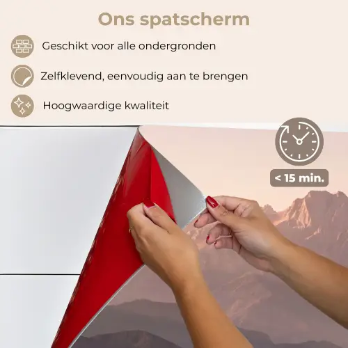 Panorama - Landschap - Bergen keuken achterwand spatscherm klein -spatscherm_NL