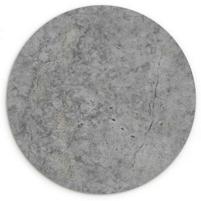 Beton - Antiek - Patronen Wandcirkel kunststof plaat 5mm dik klein 188 -3d