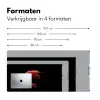 Garnaal - Rood - Dieren Muismat XXL klein -sfeer5