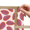 Papaja - Patroon - Roze Light Box met batterij (Wandlamp) middel 907 -USP_websiteprintNL