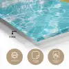 Badeend - Dobberen - Blauw plexiglas 5mm klein -sfeer2