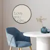 Minimalistisch - Love - Beige Fotolijst rond zonder passe partout klein -sfeer2