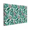 Palmblad - Panterprint - Tropical Tuinposter op houten frame 2 cm dik klein -3d