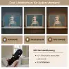 Klassiek - Sierlijk - Roze Light Box met batterij (Wandlamp) middel -USP_lichtkleurDE