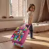 Monsters, bloemen en ijsje patroon Kinderkoffer - Roze klein -sfeer1