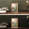 Narcis - Bloem - Minimalistisch Light Box met kabel (Tafellamp) klein -sfeer3