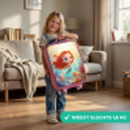 Zeemeermin - Vissen - Koraal Kinderkoffer - Roze klein -sfeer2_NL