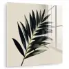 Palmblad - Subtiel - Groen - beige plexiglas 5mm klein -zzzproduct_nieuw