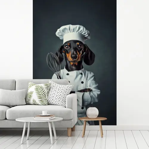 Hond - Garde - Kok fotobehang vinyl groot -woonkamer
