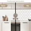 Grafisch - Patroon - Modern -  Opvallend - Begrensd keuken achterwand 2 middel 871 -voor-na2_NL
