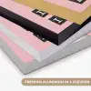 Zwaan - Vogel - Decoratie - Roze Textielframe zwart klein -USP_kleurenNL