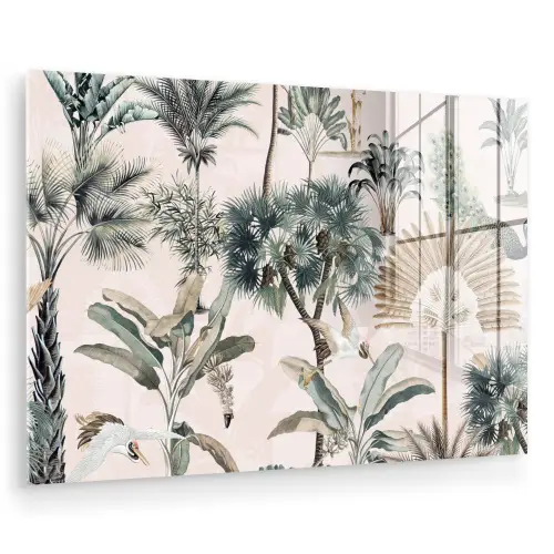Tropisch - Bomen - Bladeren - Jungle plexiglas 5mm klein -zzzproduct_nieuw