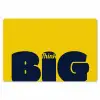 Geel - Think big - Grafisch Placemat vinyl groot -zzsfeer1_Kitchenyeah-website