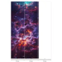 Space - Stars - Abstract - Colorful Behang Vlies klein -USP_banen