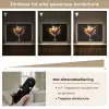 Wijn - Glas - Graffiti - Borrel - Rood - Verf Light Box met batterij (Wandlamp) middel -USP_dimbaarNL