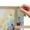 Olieverf - Bloemen - Kleurrijk - Natuur Light Box met batterij (Wandlamp) middel -USP_websiteprintNL