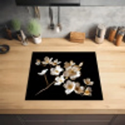 Elegantie in Ivoor en Goud Inductie beschermer vinyl 3mm middel -sfeer5