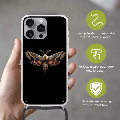 Mot - Oosterse patronen - Sierlijk Hoesje iPhone 16 Pro Max met koord klein -sfeer2_NL